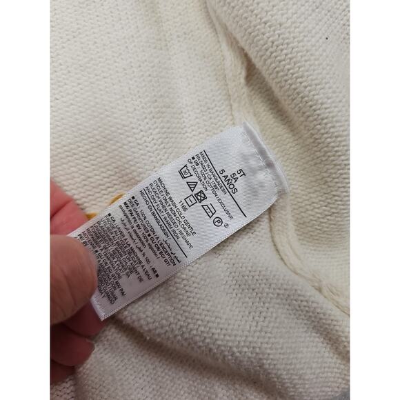 Old Navy Sweater Girls 5T Open Front Cardigan Heart Print - Picture 5 of 7